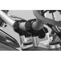 SW-Motech BMW 32/25mm, déplacement de barre - Noir