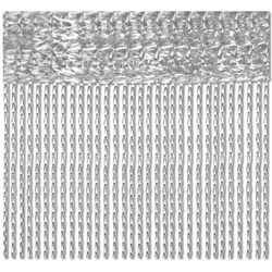 Bestlivings Fadenvorhang 140x240 silber - silbergrau