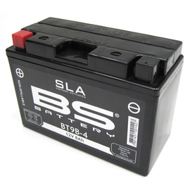 BS Battery 300642 BT9B-4 AGM SLA Motorrad Batterie, Schwarz