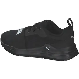Puma Wired Run Kinder Schwarz/Weiß 30