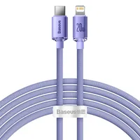 Baseus Crystal cable USB-C to Lightning 20W 2m (violet)