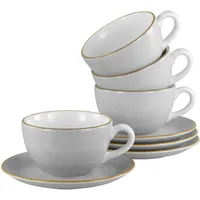 CreaTable Creatable, Geschirrset Vintage Nature (8 Stück)