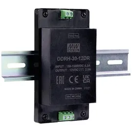 MeanWell Mean Well DDRH-30-12DR Hutschienen-DC/DC-Wandler (DIN-Rail) 12 V/DC Anzahl Ausgänge:1 x Inhalt 1St.