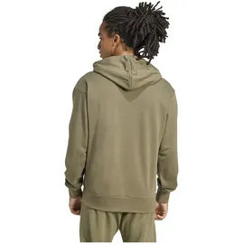 adidas Essentials Big Logo French Terry Hoodie Olive Strata / Black XS