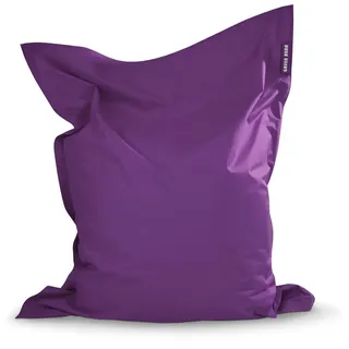 Green Bean Sitzsack Lila, Textil, Füllung Styroporkugeln, Rechteckig, 120x25x160 cm, Hergestellt in Deutschland, Gartenmöbel, Gartenstühle, Outdoor-Sitzsäcke