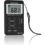 Shining House - 1pc Mini Digital Portable Pocket Walkman Am Fm Usb Aufladbares Radio