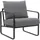 CLP Lounger Manea grau/Kunstleder