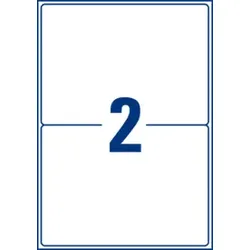 Adressetiketten 199,6x143,5mm weiß ZWECKFORM 8018-300 600 Stück Versand