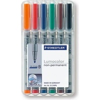 Staedtler Universal pen Lumocolor non-p B 6pc