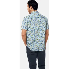 Babista Kurzarmhemd Floral Silber L