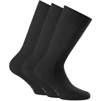 Rohner Basic Unisex Socken, 3er Pack Cotton II, Kurzsocken,