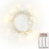 VBS Hobby Service LED-Lichterkette 34 m Transparent 30 LEDs Weiß