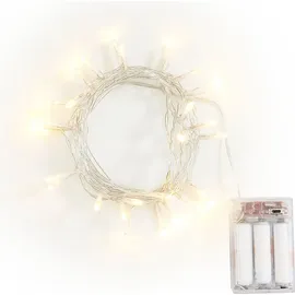VBS Hobby Service LED-Lichterkette 34 m Transparent 30 LEDs Weiß
