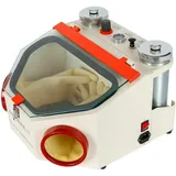 Sandstrahlkabine, Dental Lab Sandstrahler 220v Dental Lab Sandstrahlgeräte Doppelstift-sandstrahler Mit Sichtfenster Zahntechnik Polieren Dental