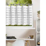 Homing Panneaux HOMING "Linea" Gr. 1, silber (silberfarben), B:140cm H:50cm, Polyester, Gardinen, Fertigschal