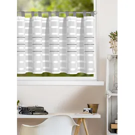 Homing Panneaux HOMING "Linea" Gr. 1, silber (silberfarben), B:140cm H:50cm, Polyester, Gardinen, Fertigschal