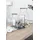 Fink Windlicht BIG Glas Metall Silber