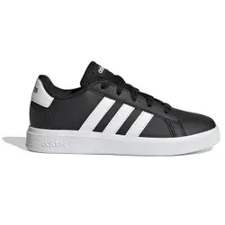 adidas für Frauen/Mädchen. GW6503 Grand Court Lifestyle Tennis Schnürschuhe schwarz (36), Wohnung, Schnürsenkel, Lässig, Sportlich, Multispo