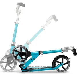 Micro Scooter LED aqua blau