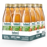 hohes C Apfel naturtrüb (12 x 0,5l), 100% Saft, Apfelsaft, Vitamin C, ohne Zuckerzusatz laut Gesetz, vegan, mit recyceltem PET