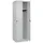 Californian Products CP Spind Classic PLUS, 2 Abteile, 1850x600x500mm, 7035/7035 Verschluss Sicherheits-Drehriegel 3 Garderobenhaken