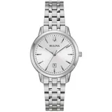 BULOVA Damen Quarz Uhr mit Edelstahl Armband 96M165