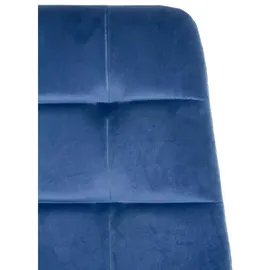 CLP Esszimmerstuhl Antibes Samt blau
