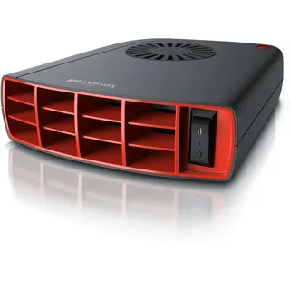 Brandson Heizlüfter 1400W, Innenraumheizung, mobile Auto Heizung, PKW, Überhitzungsschutz, Entfroster Standheizung, Schwarz/Rot