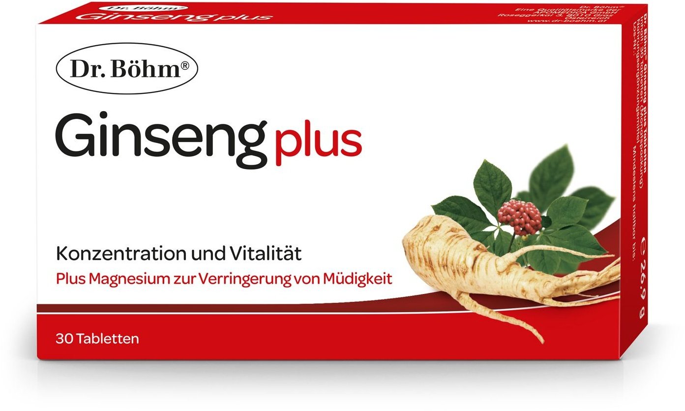 Dr. Böhm® Ginseng plus Tabletten 30 St 30 St Tabletten