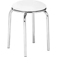Möbel Kraft Stapelhocker Kunststoff 46 x 45 x 46 cm Weiß