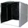MCW Fahrradgarage MCW-N61 201 x 201 x 201 cm silber