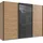 WIMEX Schwebetürenschrank Norderstedt 270 x 210 x 64 cm Beige/Grau