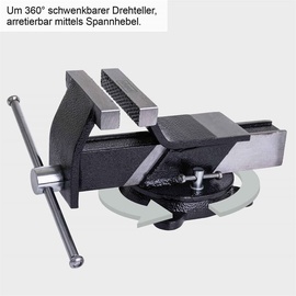 SCHEPPACH Schraubstock ASV360-100, 38 x 65 mm Ambossfläche,