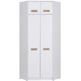 design möbel Gustavo 08 Eckschrank 0 x 0 x 0 cm Weiß