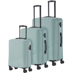 travelite  Bali Kofferset 55/67/77 cm   4 Rollen - Grün