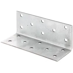 Alberts Winkelverbinder Stahl sendzimirverzinkt Eckverbindungen 40x40x100mm, Holzverbinder