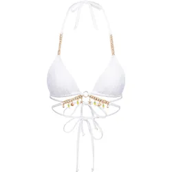 Moda Minx Bikini-Top Seychelles WEISS S