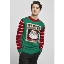 URBAN CLASSICS Wanted Christmas Sweater Grün XL
