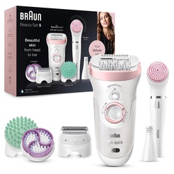 Braun Silk-épil 9 Beauty-Set, Epilierer Damen, Haarentfernung, FaceSpa Gesichtsepilierer 1 St Unisex