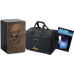 XDrum Design Series Cajon "Skull" Set inkl. Tasche + Schule