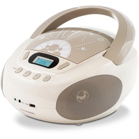 Metronic CD-Player für Kinder, MP3, weich, grau, mit USB-Port, Stromversorgung oder Batterien, Graustufen