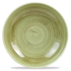 Churchill 12 x Schale coup 18cm STONECAST PATINA burnished green