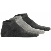 Hudson Socken Simply3 3-Pack Sneakersocken grau 43-46
