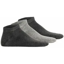 Hudson Socken Simply3 3-Pack Sneakersocken grau 43-46