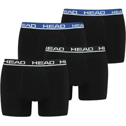 BOXERS 4 er Pack Head Herren Basic Boxer Pant Shorts Unterwäsche Unterhose One Size