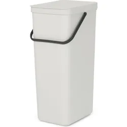 Sort & Go Korb zur Abfalltrennung 40 l hellgrau