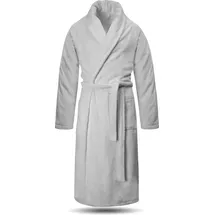 Normani Herren Premium Bademantel Basic in Weiß | Gr.: XS