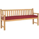 vidaXL Sitzauflage 200 x 40 x 8 cm rot 1 St.