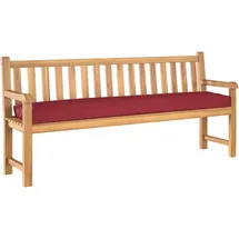 vidaXL Sitzauflage 200 x 40 x 8 cm rot 1 St.