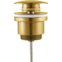 Oase Design Push-Open Ablaufventil Gold
